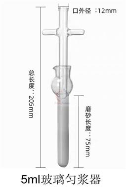 5ml玻璃勻漿器